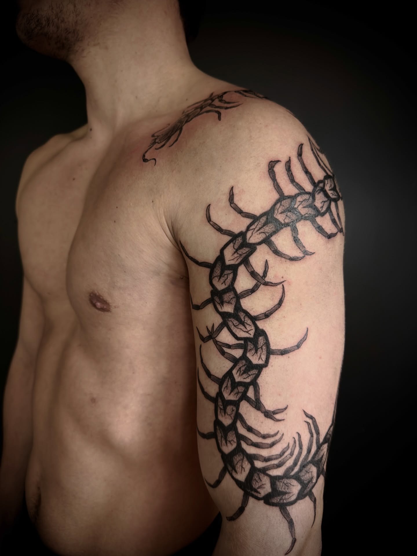 Tatouage blackwork Sya.Lya - Tatoueuse Fréjus Var