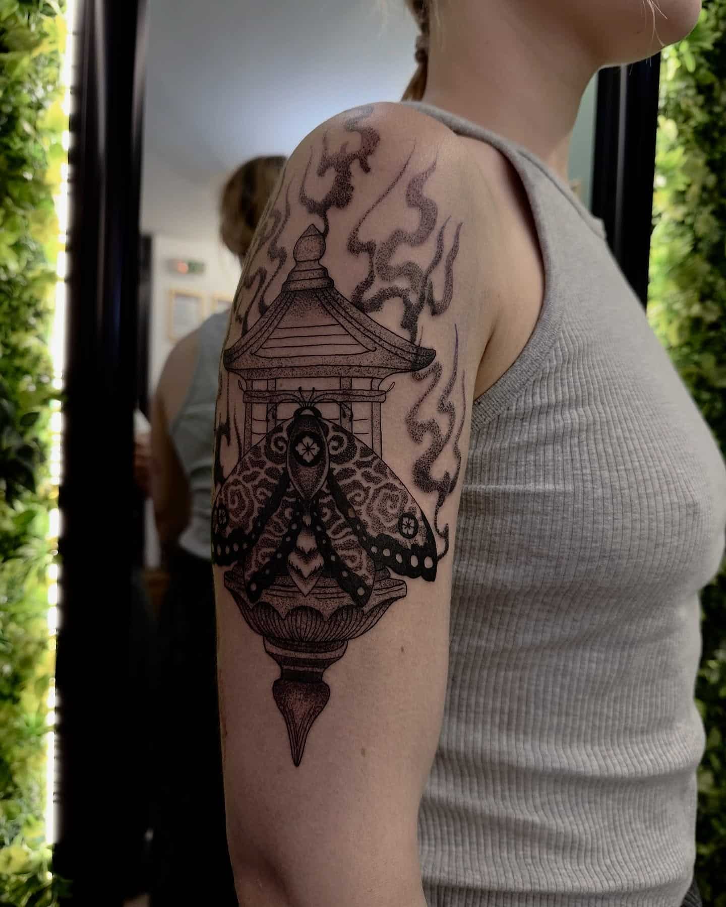 Tatouage néo-jap Sya.Lya - Studio Dermagraphic Fréjus